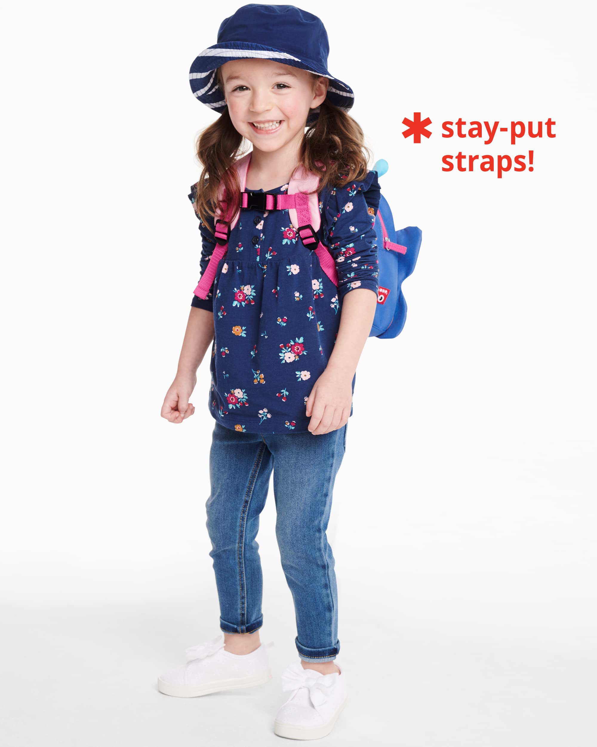 Skip Hop Toddler Backpack Leash, Zoo, Butterfly