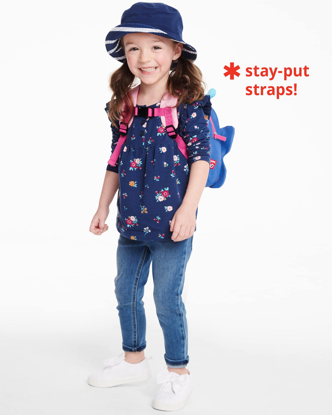 Skip Hop Toddler Backpack Leash, Zoo, Butterfly