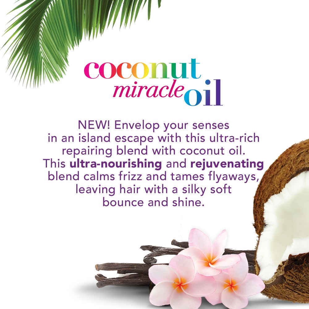 OGX Extra Creamy + Coconut Miracle Oil Ultra Moisture Body Wash, 19.5 Fl Oz