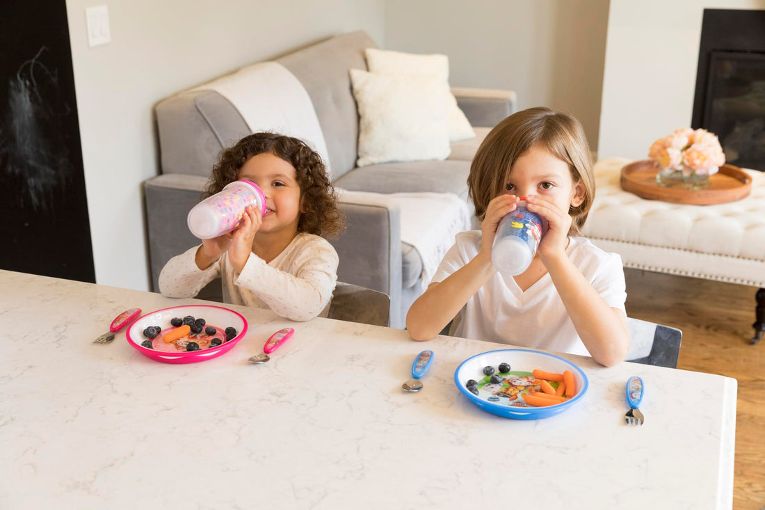 Playtex Mealtime Paw Patrol Utensils for Boys Including 1 Spoon and 1 Fork(Pack of 1)