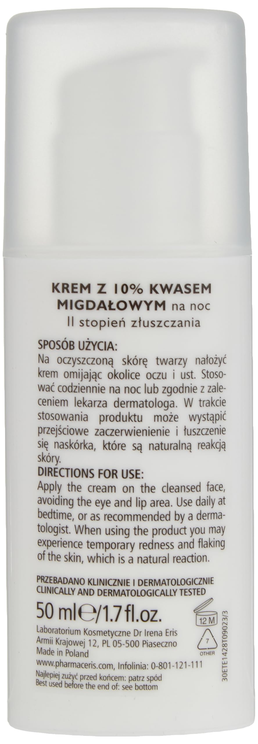 PHARMACERIS T SEBO - 10% MANDELIC ACID PEELING CREAM FOR ACNE, PRONE, OILY SKIN