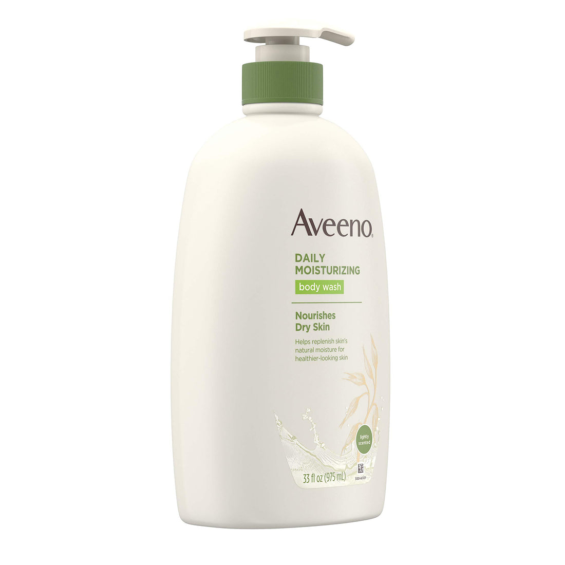 Aveeno Daily Moisturizing Body Wash with Soothing Oat, Creamy Shower Gel, Soap-Free and Dye-Free, Light Fragrance, 33 fl. oz