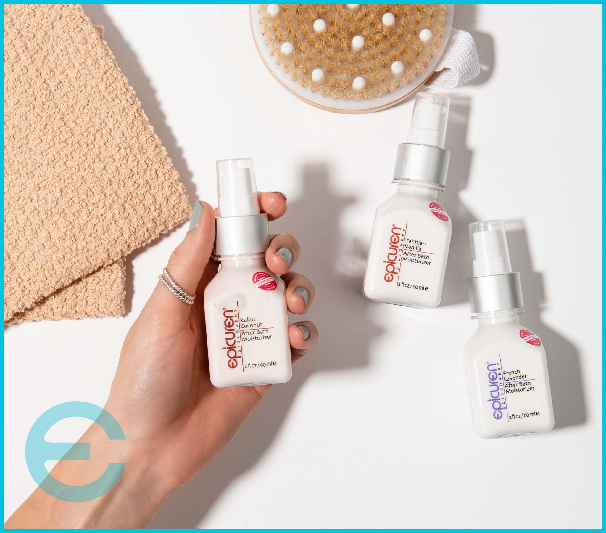 Epicuren Discovery Tahitian Vanilla After Bath Body Moisturizer, 2 Fl Oz