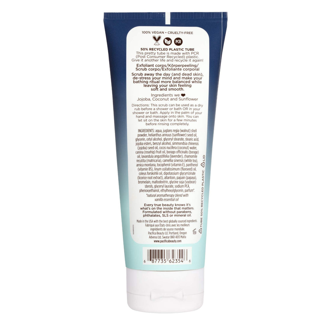 Pacifica Coconut cream body scrub, 6 Fl Oz