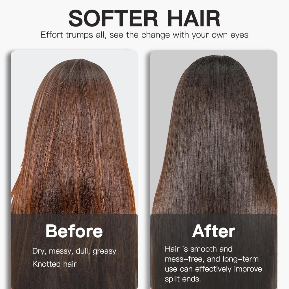 Aozzy Travel Hair Brushes Folding Hair Brush with Boar Bristle Portable Pocket Size Brushes