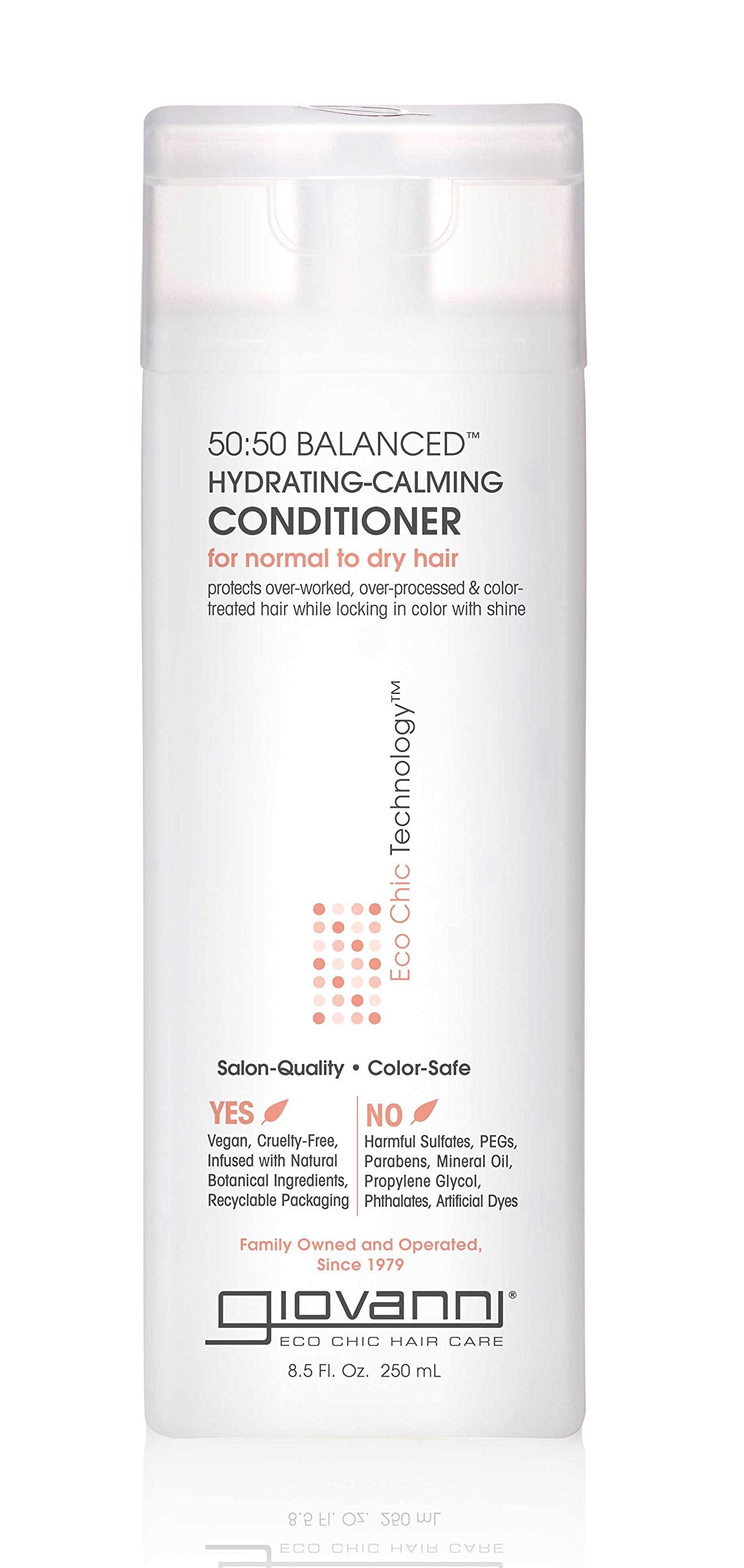 Giovanni 50:50 Balanced Hair Remoisturizer, Conditioning for Normal to Dry Hair, 8.5 fl oz Bottle