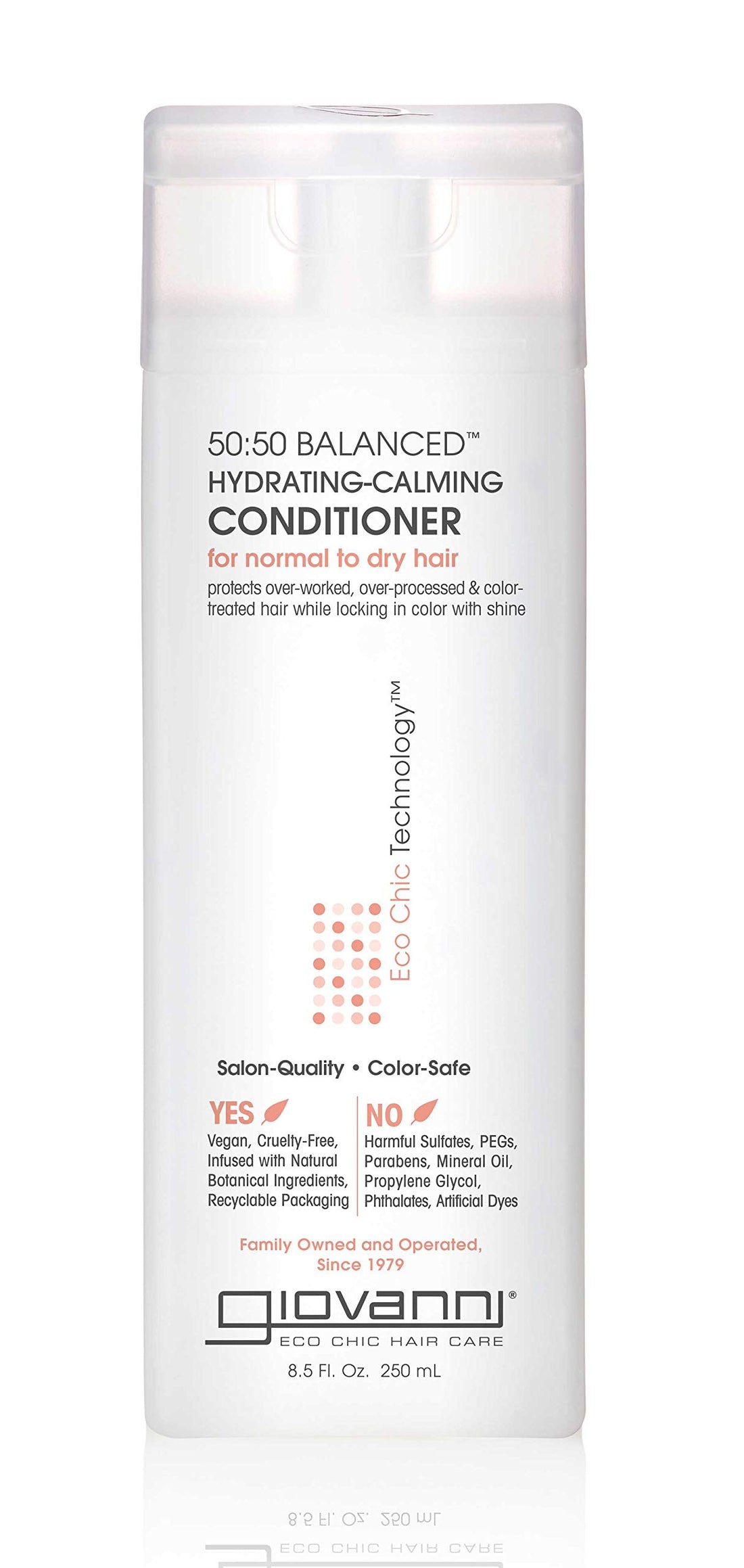 Giovanni 50:50 Balanced Hair Remoisturizer, Conditioning for Normal to Dry Hair, 8.5 fl oz Bottle