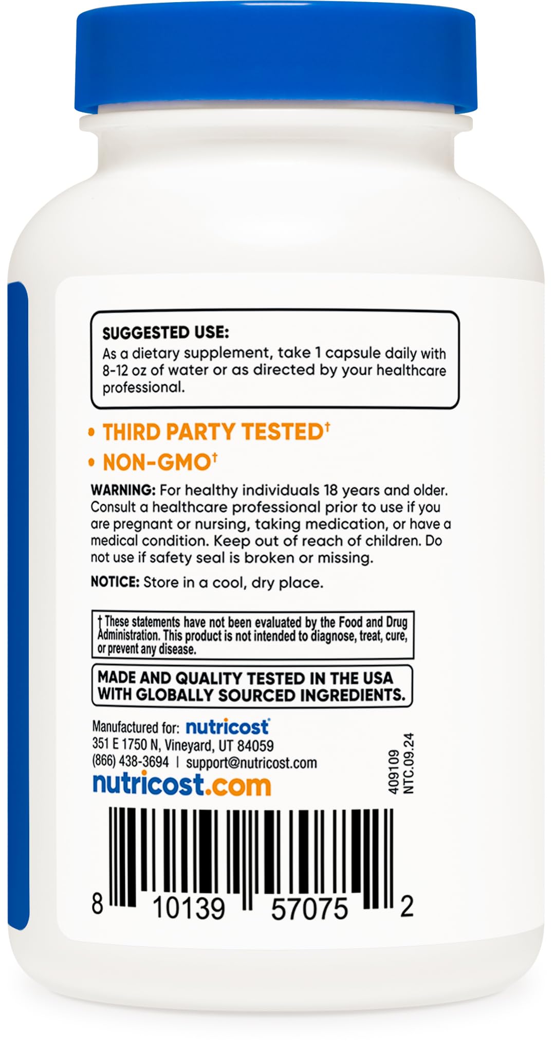 Nutricost Digestive Enzymes 620mg, 120 Capsules - Complete Digestive Enzyme Supplement