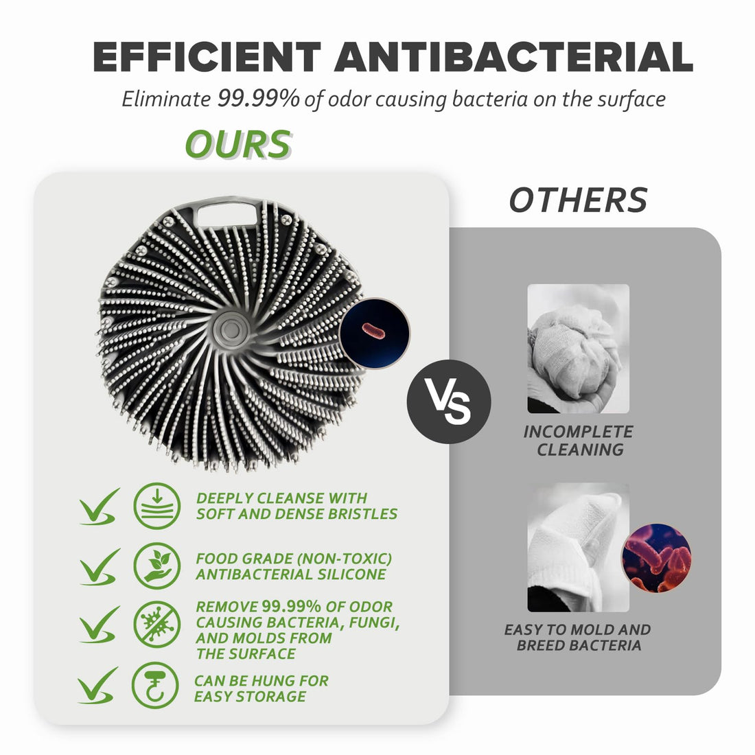 SCRUBBIES for Body,SCRUBBIES The Sud Bud,Food-Grade Soft Silicone, Body Scrubber Shower Brush Handheld Men and Women Cleansing Skin Brush, Gentle Exfoliating.2-Pack (Purple, Standard Size)