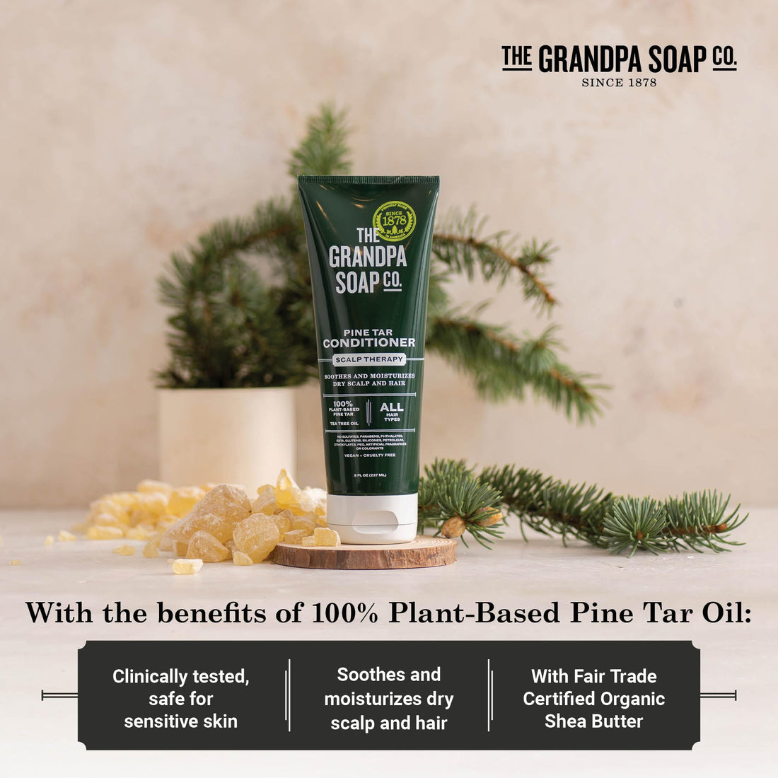 Grandpa's Soap Co. Grandpa's Pine Tar Conditioner 8 Ounces