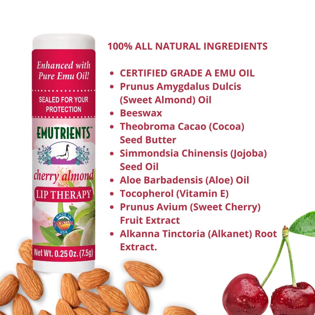 Lip Therapy Almond Cherry Laid In Montana 0.25 oz Balm