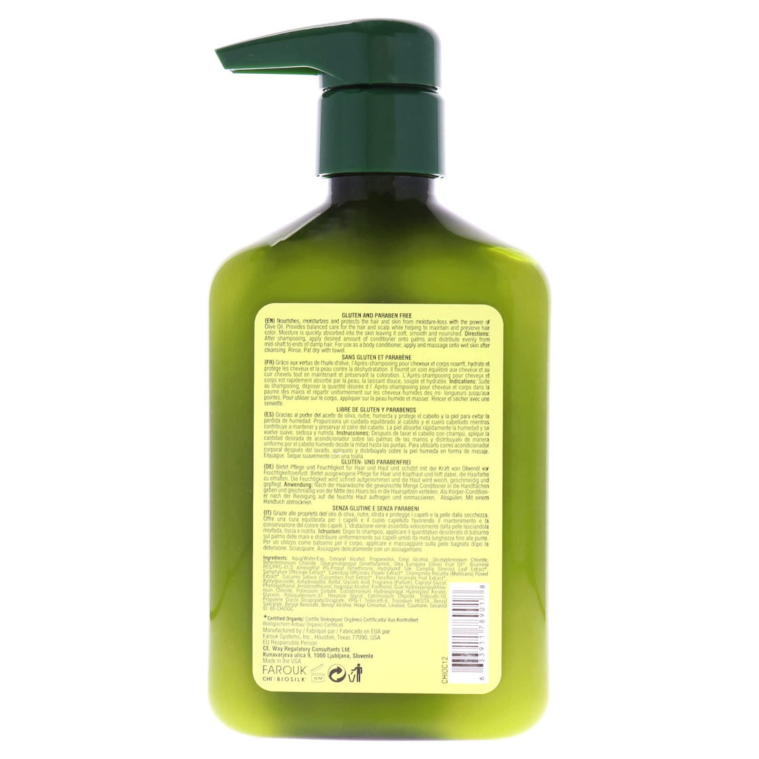 CHI Olive Organics Hair & Body Conditioner (For Hair and Skin) 340ml/11.5oz