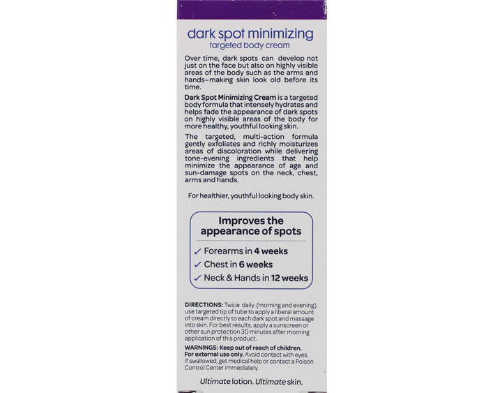 Gold Bond Ultimate Dark Spot Minimizing Body Cream, 2 oz (Pack of 2)