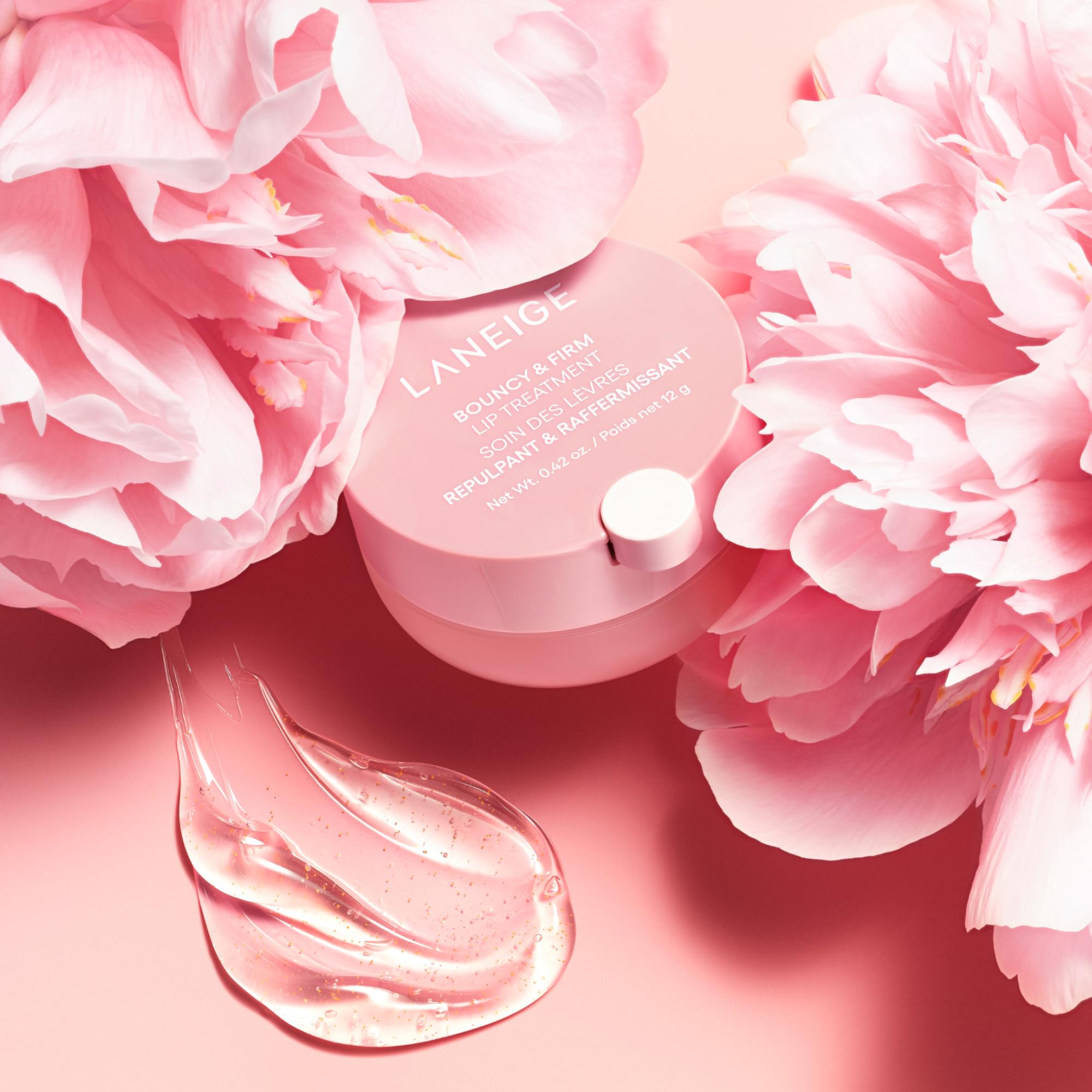 LANEIGE Bouncy & Firm Lip Treatment: Plumping & Firming Lip Care with Peony & Collagen Complex, Ceramide Capsules, & 5D Hyaluronic Acid for Hydration