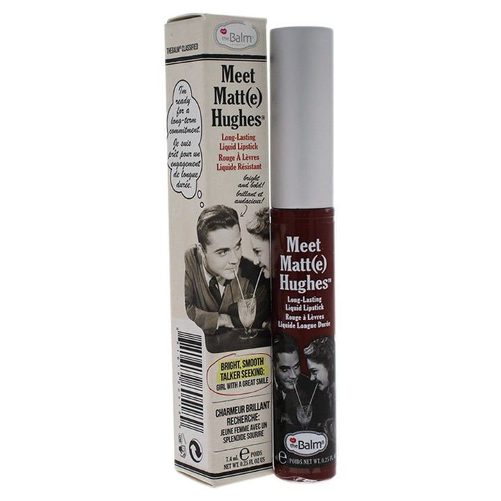 theBalm Meet Matte Hughes Long Lasting Liquid Lipstick, Adoring, 7.4ml