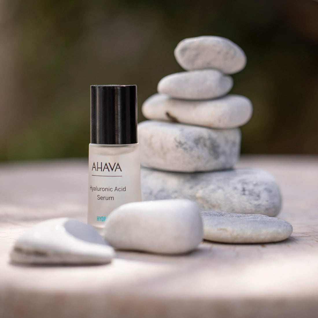 AHAVA Hyaluronic Acid Serum - Transparent silky serum to upsurge the skin’s moisture, maintains moisture level, smooths dehydration lines, with Osmoter, Matrixyl 3000, Allontoin & ATPeptide, 1 Fl.Oz