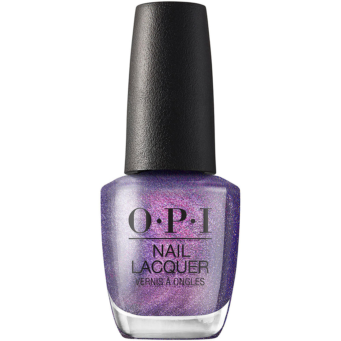 OPI Nail Lacquer Leonardo’s Model Color | Opaque Dark Purple Shimmer Chip Resistant Nail Polish | Muse of Milan Collection