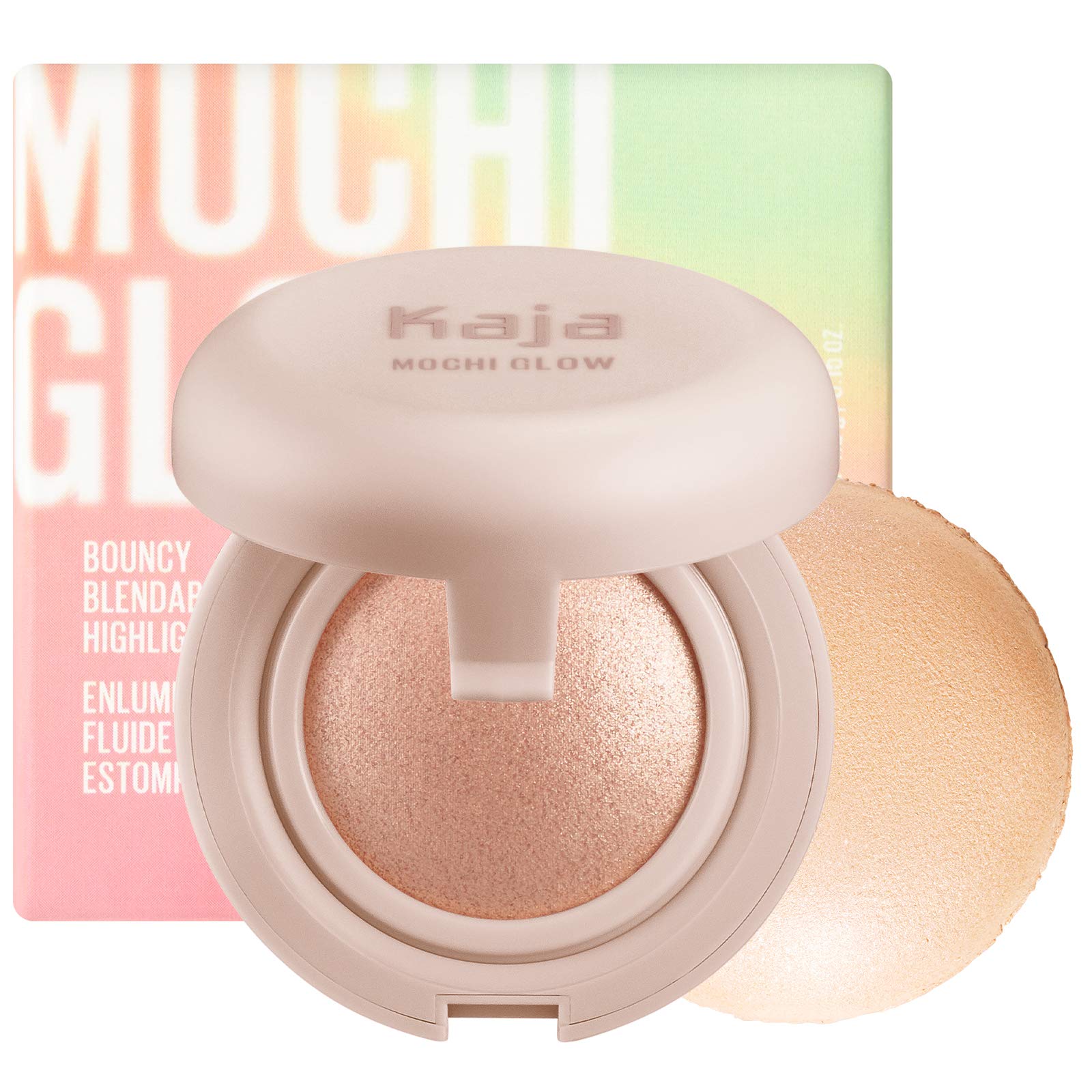 KAJA Mochi Glow Bouncy Highlighter | 01 Toy Alien | Cruelty-free, Paraben-free, Sulfate-free, Phtalates-free, K-Beauty