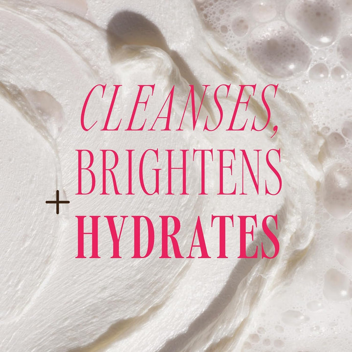 The Face Shop Rice Water Bright Foaming Facial Cleanser with Ceramide, Gentle Face Wash for Hydrating & Moisturizing, Vegan Face Cleanser, Makeup Remover, Korean Skin Care for All Skin Types, 300ml