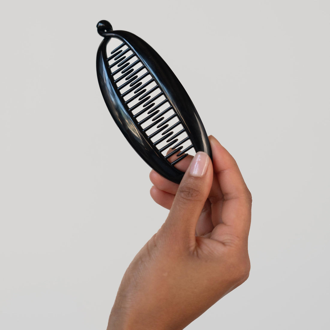 France Luxe Banana Clip - Black