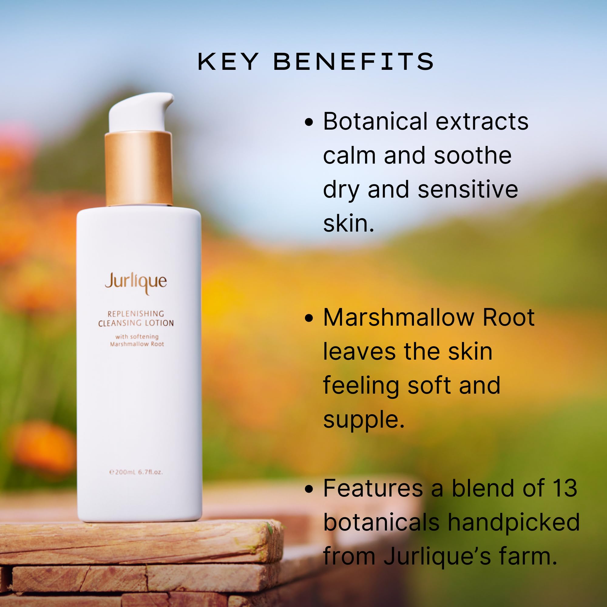 Jurlique Replenishing Cleansing Lotion, Valentines Gifts, 6.7 Fl Oz