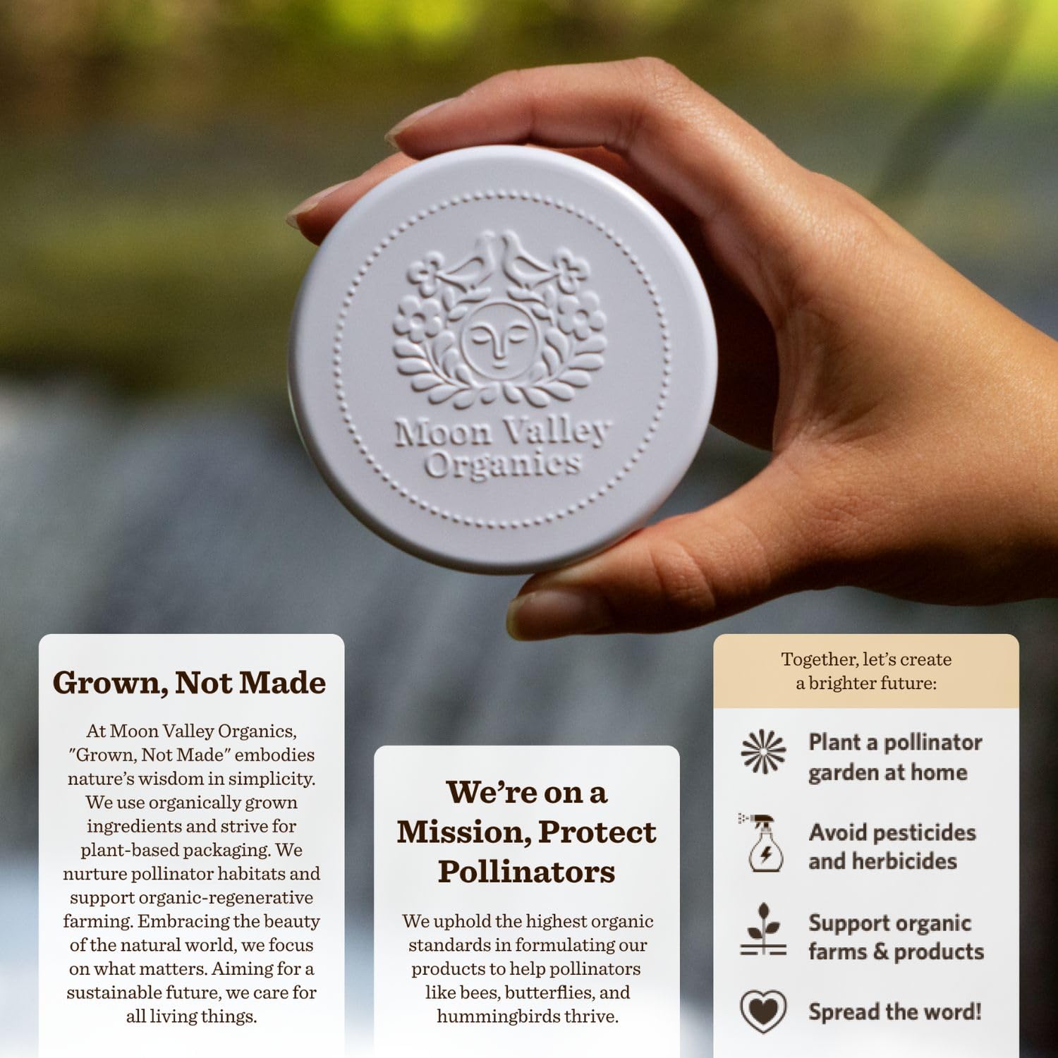 Moon Melt Lotion Bar-Coconut Lemon by Moon Valley Organics