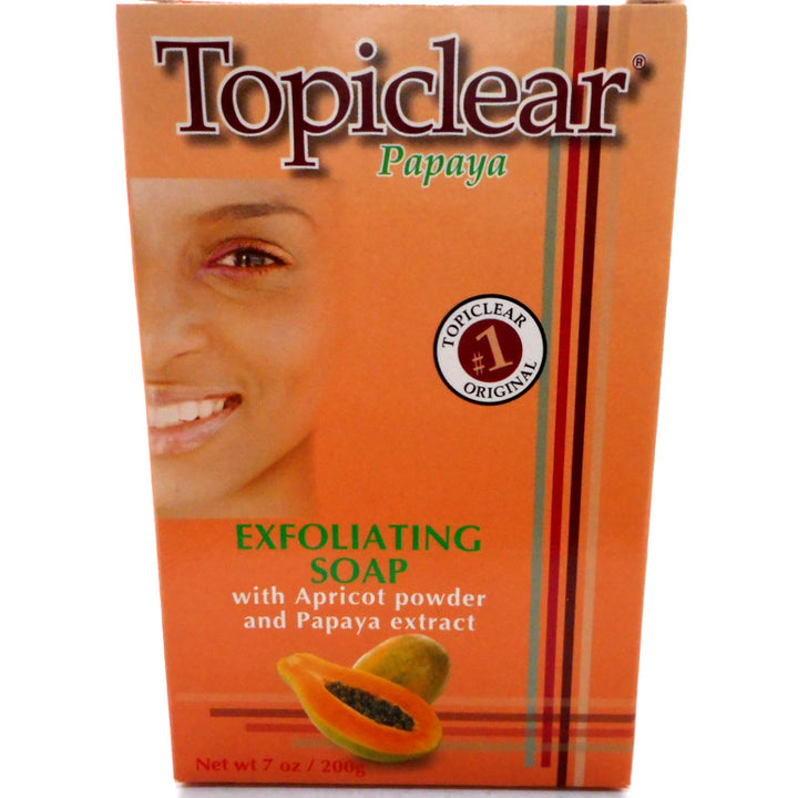 Topiclear Exfoliating Soap, Papaya, 7 oz. by Topiclear