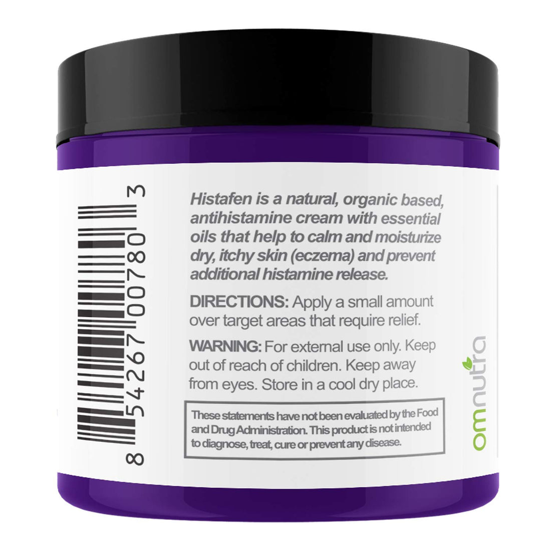 Histafen Antihistamine Itch Calming Cream - 4oz Anti Itch Cream Extra Strength Intensive Healing Lotion Exema Creams for Adults & Kids with Low Diamine Oxidase Dao Enzyme Mast Cell Activating Syndrome