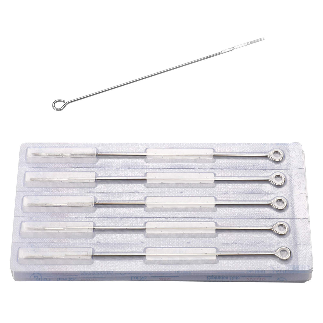Tattoo Needles,New Star Box Of 50 #12 5F Pro Flat Shader Premade Sterile Tattoo Needles Supply 1205F
