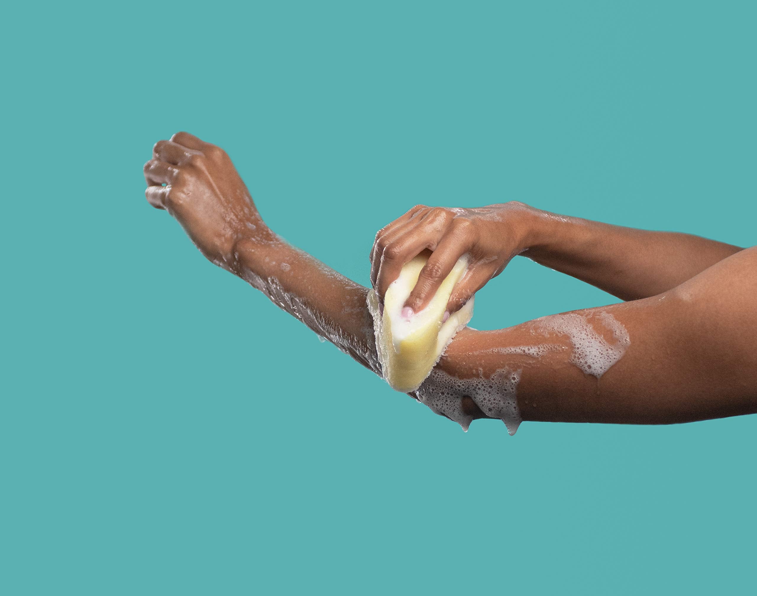 Spongeables AntiCellulite Body Wash In A Sponge With Vitamin C Reduce The Appearance Of Cellulite Moisturizer and Exfoliator for The Body 20+ Washes, Citrus