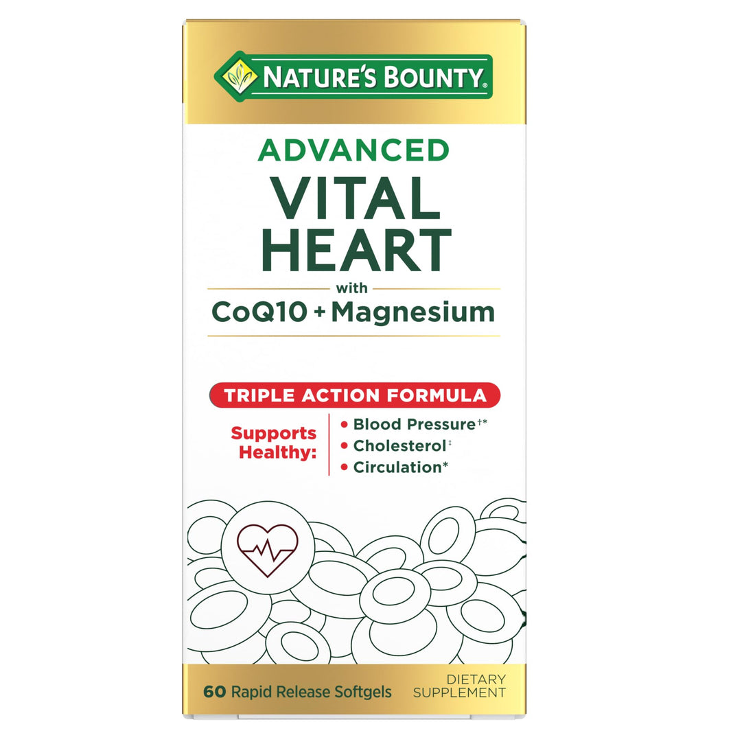 Nature's Bounty Advanced Vital Heart with CoQ10 + Magnesium