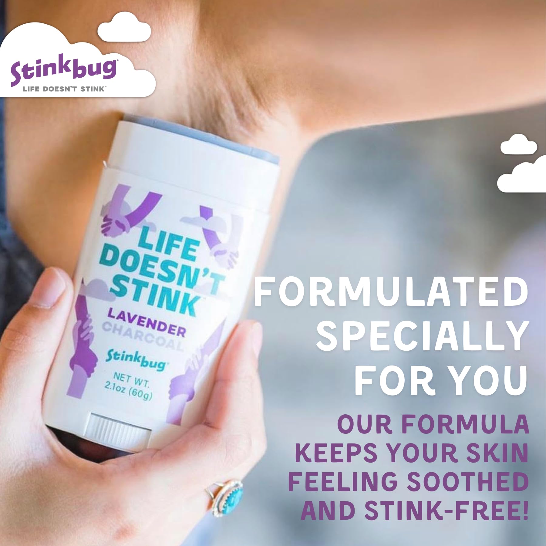 Stinkbug Naturals Tea Tree Deodorant Stick, 2.1 Ounce -- 1 each