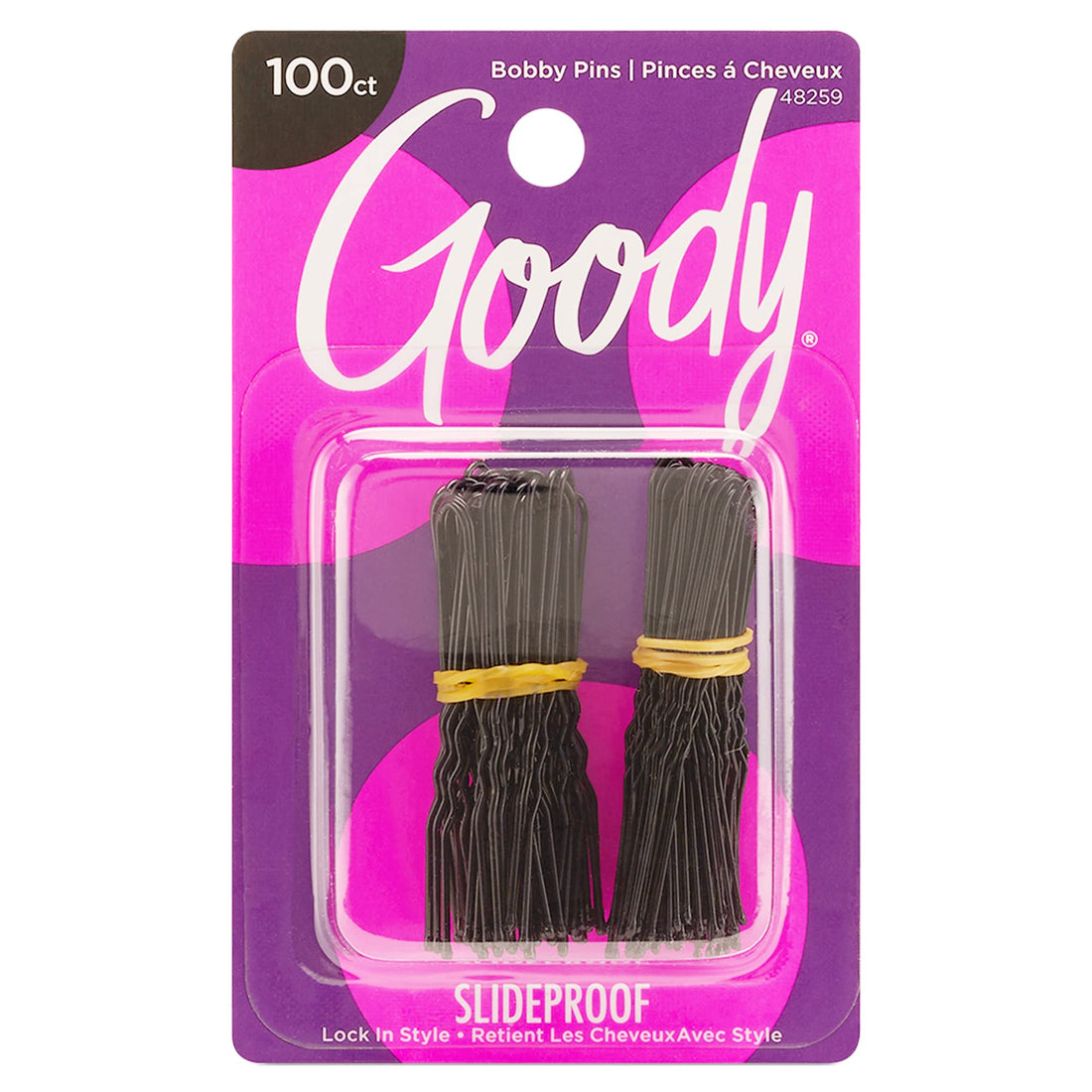 Goody Styling Essentials Styling Black Hair Pins, 100 Count by Goody