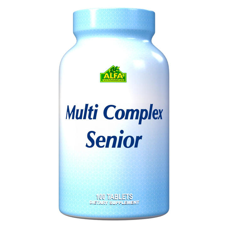 Multi Complex Senior - Nutritional Vitamins & Minerals for People Over 50 - Supports Cellular Energy Production and Every Day Health- 100 Tablets