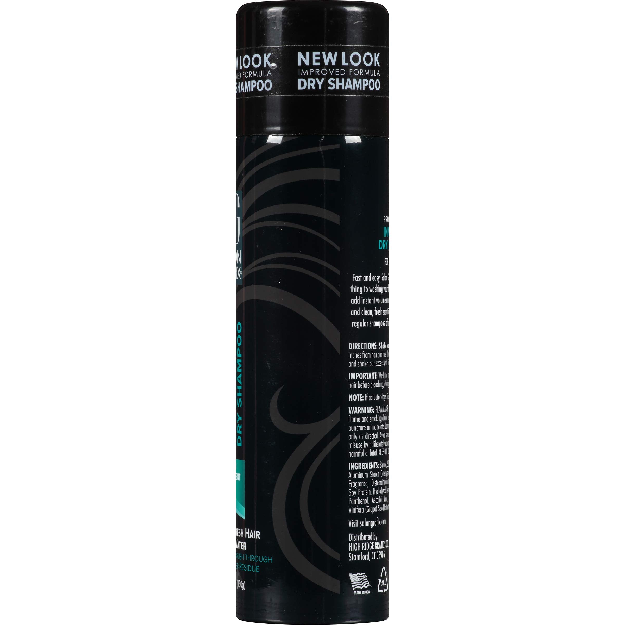 Salon Grafix Professional Invisible Dry Spray Shampoo Salon Grafix Professional Invisible Dry Spray Shampoo, Pack of 3 x 5.6 Oz.
