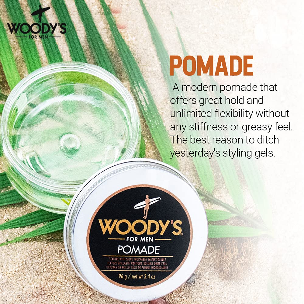 Woody's Pomade for Men, Pomade, 3.4 Ounce