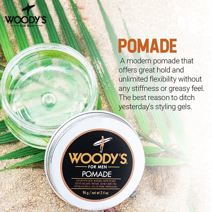 Woody's Pomade for Men, Pomade, 3.4 Ounce