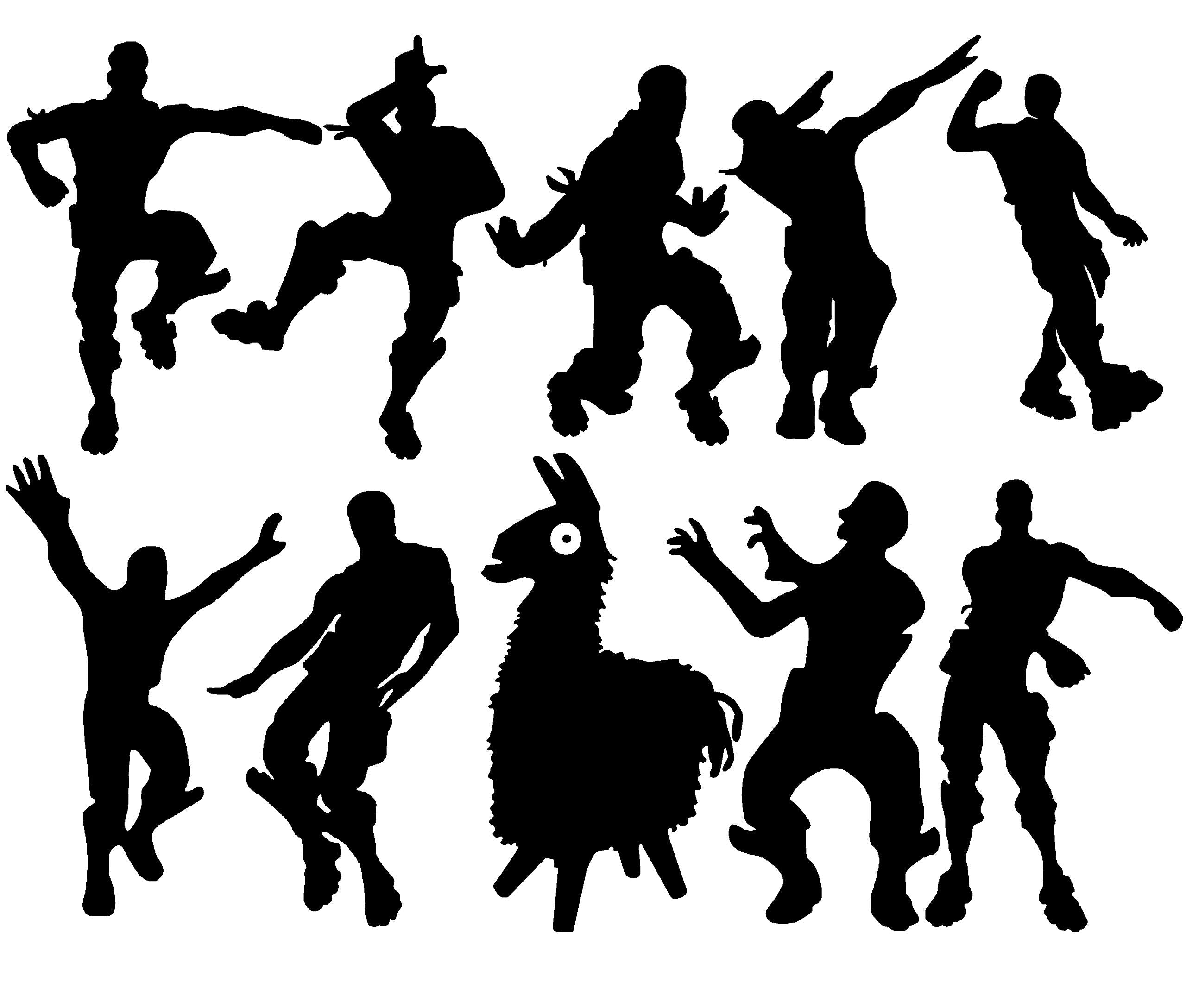 Video Game Wall Decal Wall Sticker Poster Floss Dancing Game Room Decor Peel & Stick Game Decal Baby Bedroom Home Decor Gaming Stickers (34.6 x 23.6) (Black)