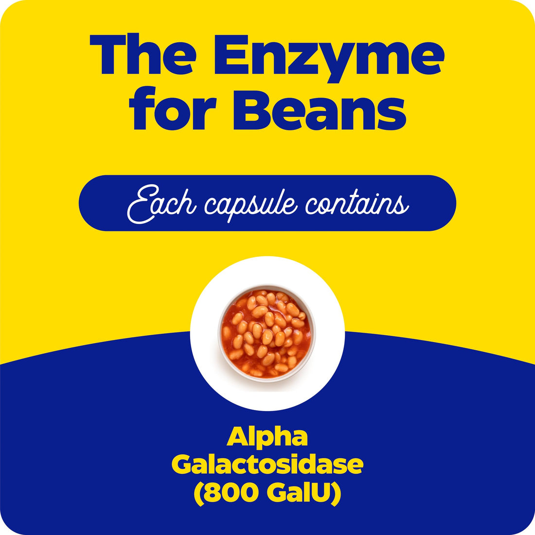 Enzymedica, Bean Assist, Fast-Acting Digestive Enzymes for Gas and Bloating, 30 Capsules