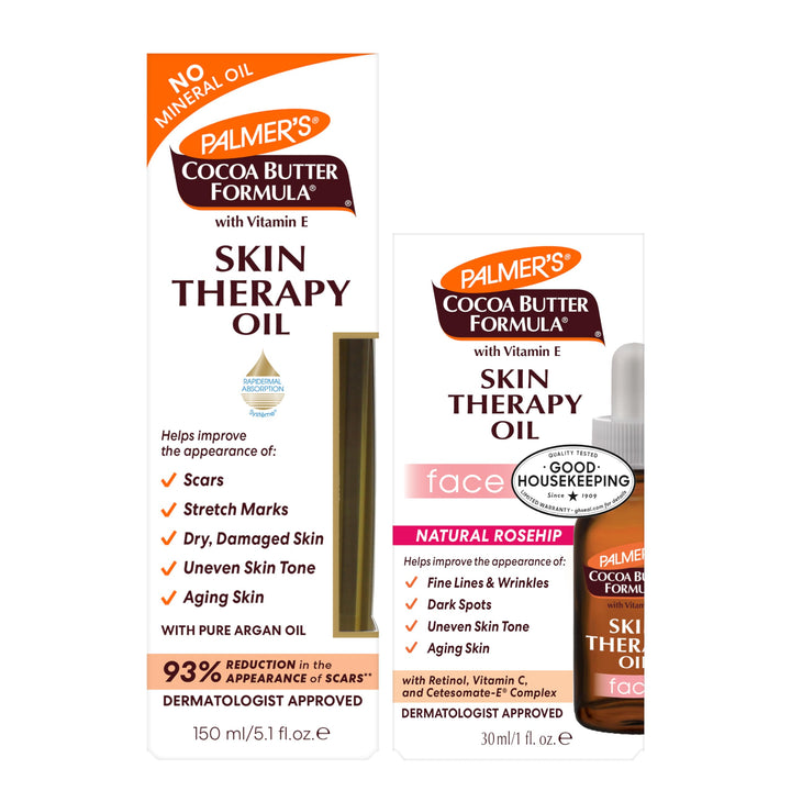 Palmer's Cocoa Butter Bundle - Moisturizing Lotion (8.5 fl Oz), Body Balm (7.25 Oz) and Lip Balm Swivel Stick (0.5 Oz), Skin Care for Dry, Rough Skin, Provides 48-Hour Moisture