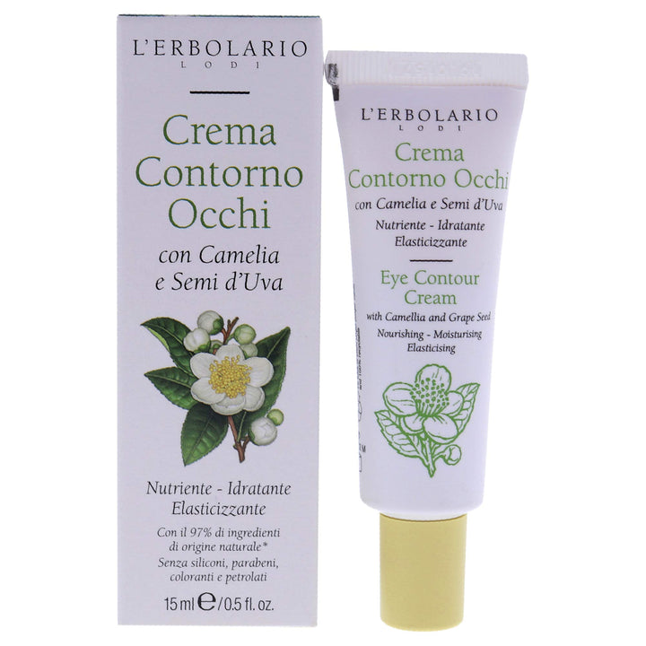Crema Contorno Occhi (Eye Cream) with Camellia & Grape Seed by L'Erbolario Lodi