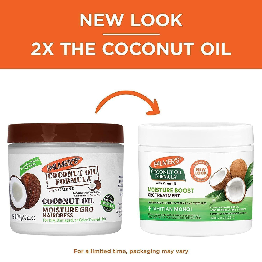 Palmer's Coconut Oil Formula Hair Conditioner 5.25 oz (Pack of 2)