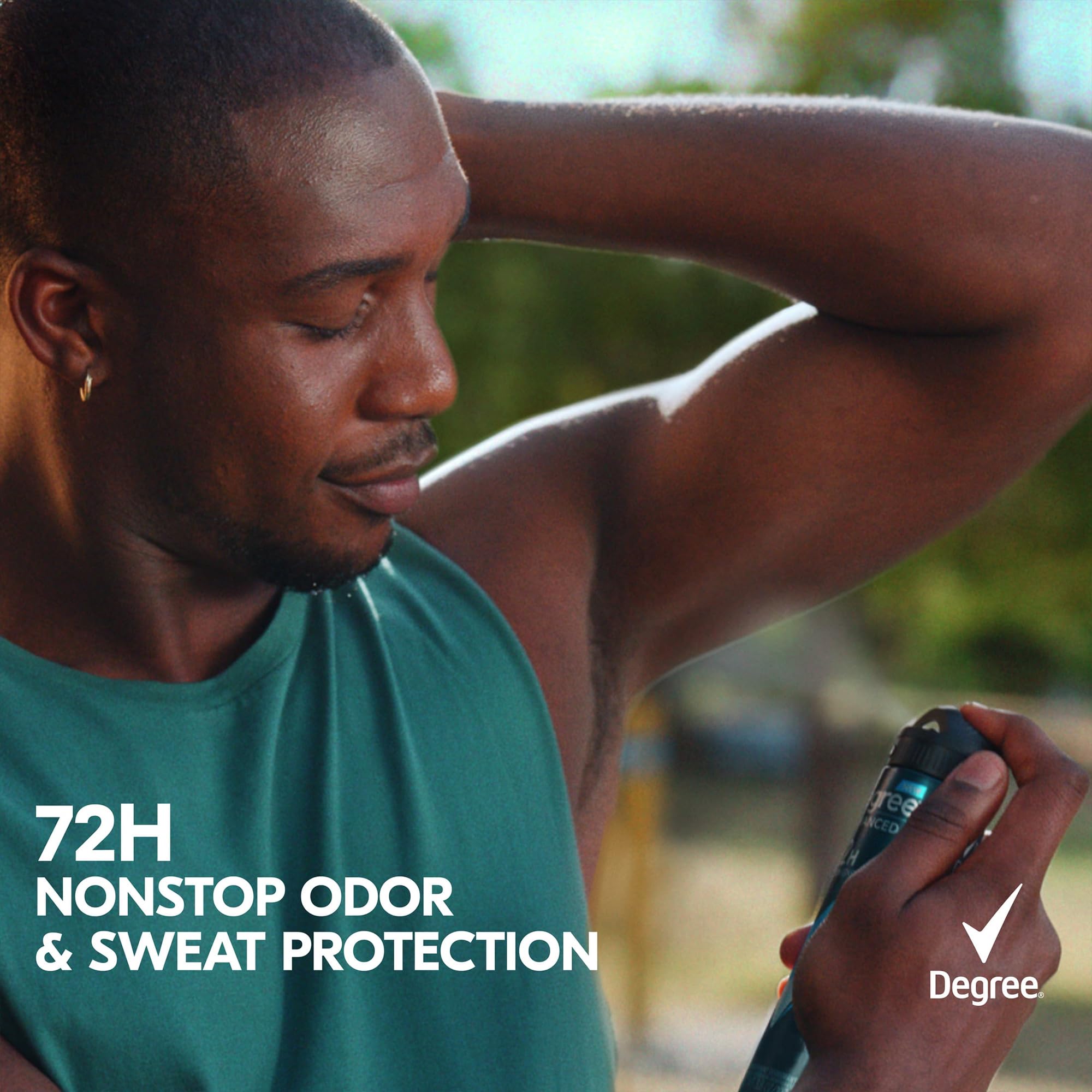 Degree Men’s Antiperspirant Deodorant Spray, Cool Rush, 4-Pack – Giannis Antetokounmpo “Greek Freak” Limited Edition, 72H Sweat & Odor Protection, 3.8 Oz Ea