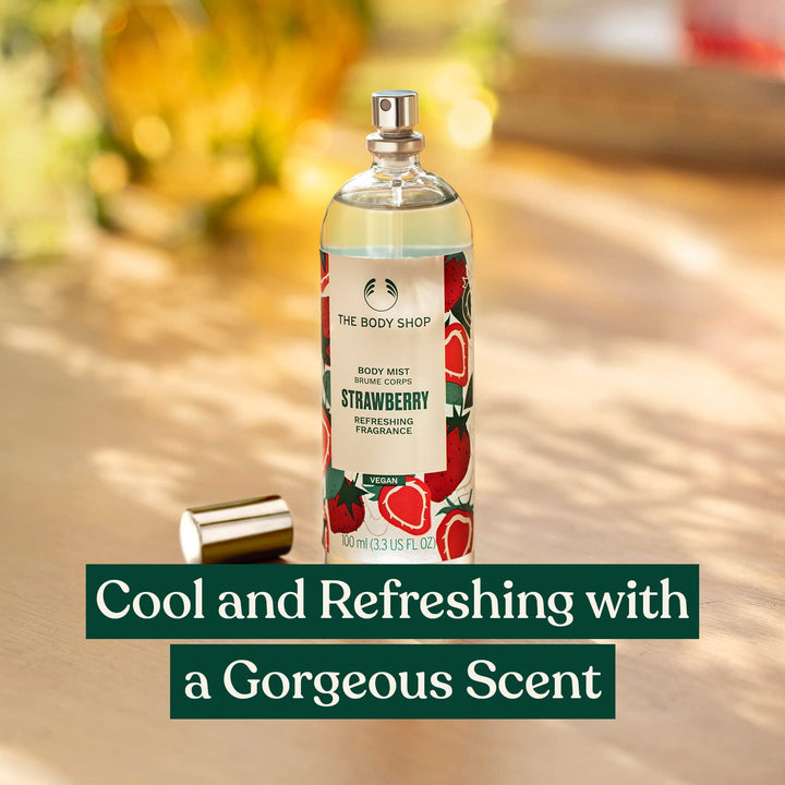 The Body Shop Body Mist, Strawberry For Unisex, 100Ml - Fruity