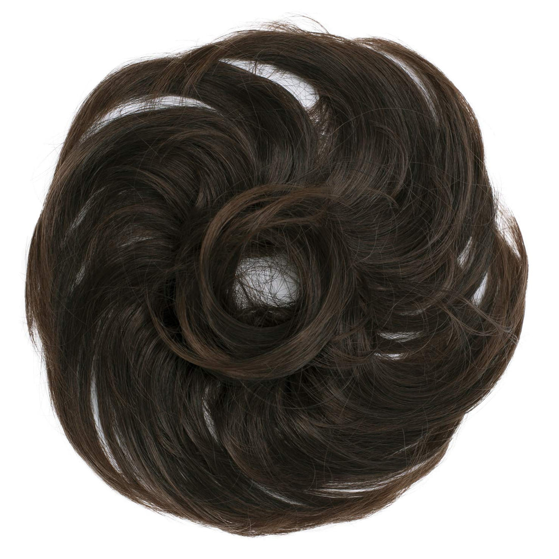 brown mix 4T30 : PRETTYSHOP Scrunchie Bun Up Do Hair piece Hair Ribbon Ponytail Extensions Wavy Curly or Messy Various Colors(brown mix 4T30)