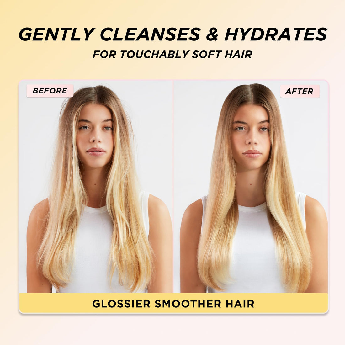 Gisou Honey Infused Hair Wash, Hydrates and Cleanses for Softer and Stronger Hair, Nourishes and Helps with Preventing Breakage and Frizz Control, 11.1 oz