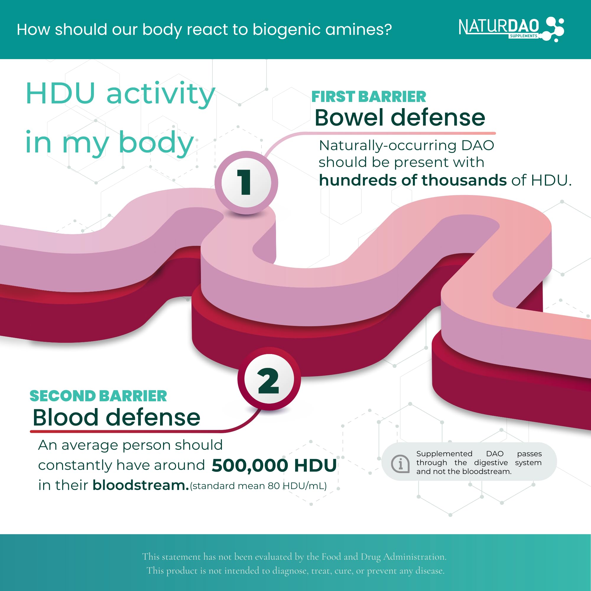 NATURDAO - 1,000,000 HDU - DAO Enzyme Supplement - Histamine Block - Diamine Oxidase - Food Intolerance - 60 Tablets
