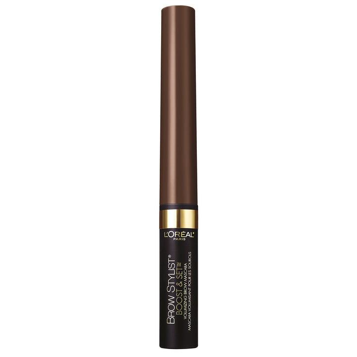 L’Oréal Paris Cosmetics Brow Stylist Boost and Set Brow Mascara, Dark Brunette, 0.1 Fluid Ounce