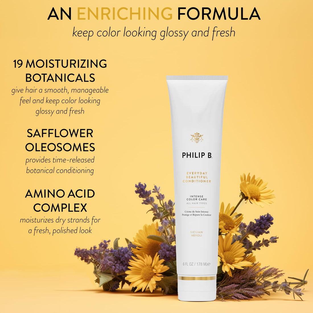 PHILIP B Everyday Beautiful Conditioner Sicilian Neroli , 6 Fl Oz