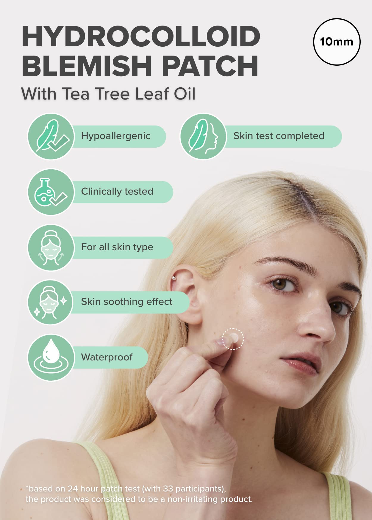 I DEW CARE Hydrocolloid Acne Pimple Patch - Timeout Blemish Original | Korean Zit Dark Spot Patches for Face and Skin, Pus absorbing with Tea Tree Oil, Mother's Day, 36 Count